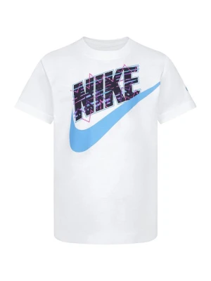 T-shirt z nadrukiem Nike biały