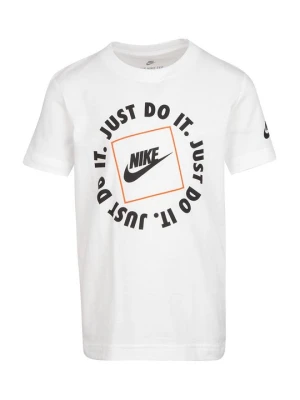 T-shirt z nadrukiem Nike biały