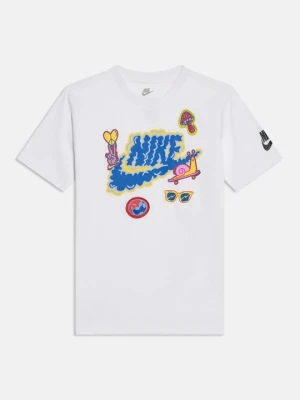 T-shirt z nadrukiem Nike biały