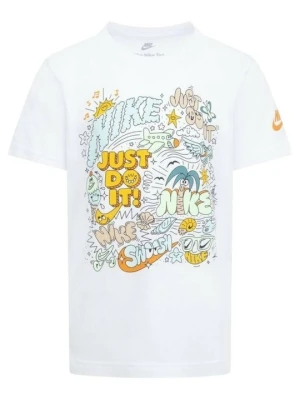 T-shirt z nadrukiem Nike biały