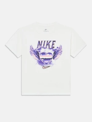 T-shirt z nadrukiem Nike biały