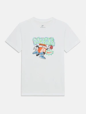 T-shirt z nadrukiem Nike biały