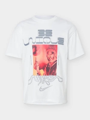 T-shirt z nadrukiem Nike biały