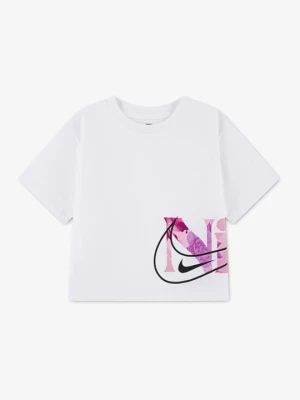 T-shirt z nadrukiem Nike biały