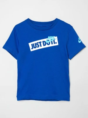 T-shirt z nadrukiem Nike szafirowy