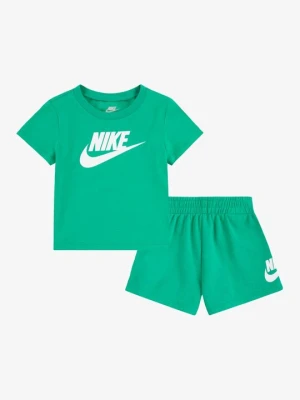 T-shirt z nadrukiem Nike ciemnozielony