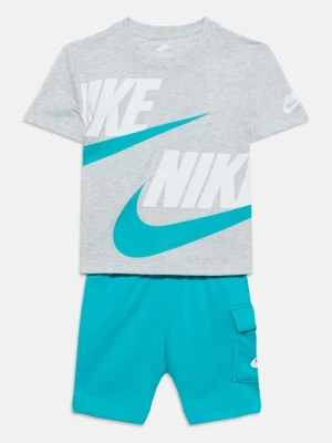 T-shirt z nadrukiem Nike ciemnozielony melanż