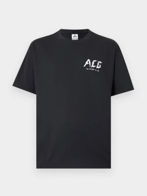 T-shirt z nadrukiem Nike czarny