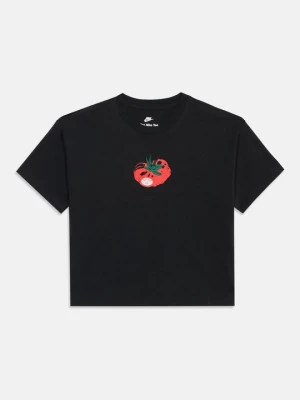 T-shirt z nadrukiem Nike czarny