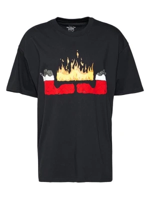 T-shirt z nadrukiem Nike czarny