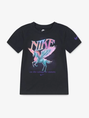 T-shirt z nadrukiem Nike czarny