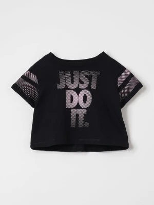 T-shirt z nadrukiem Nike czarny