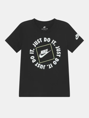 T-shirt z nadrukiem Nike czarny