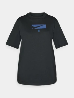 T-shirt z nadrukiem Nike czarny