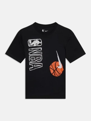 T-shirt z nadrukiem Nike czarny