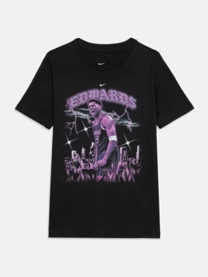 T-shirt z nadrukiem Nike czarny