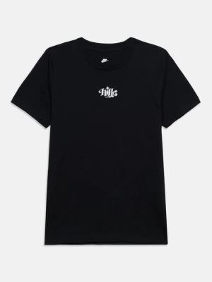 T-shirt z nadrukiem Nike czarny