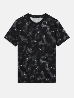 T-shirt z nadrukiem Nike czarny