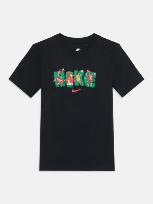 T-shirt z nadrukiem Nike czarny