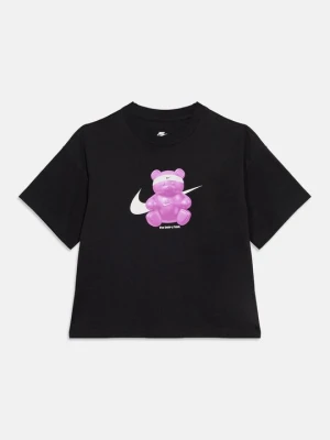 T-shirt z nadrukiem Nike czarny