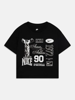 T-shirt z nadrukiem Nike czarny