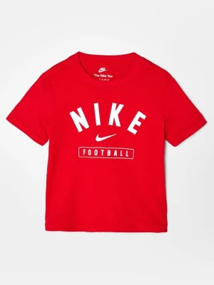 T-shirt z nadrukiem Nike czerwony