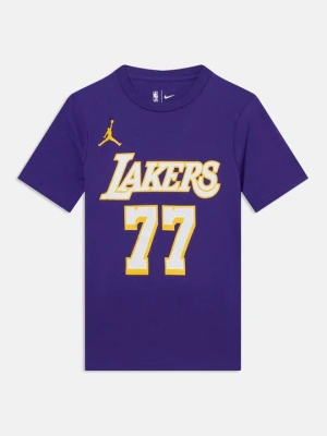 T-shirt z nadrukiem Nike fioletowy