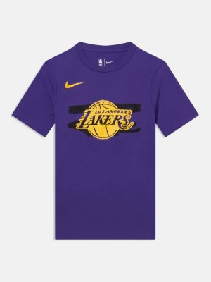 T-shirt z nadrukiem Nike fioletowy