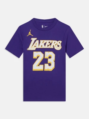 T-shirt z nadrukiem Nike fioletowy