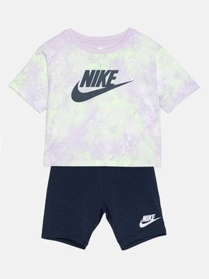 T-shirt z nadrukiem Nike granatowy