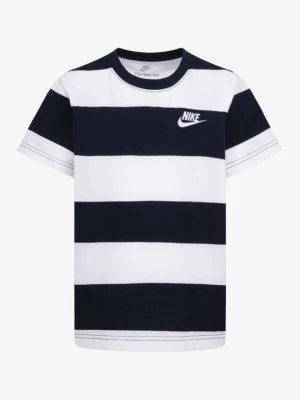 T-shirt z nadrukiem Nike granatowy