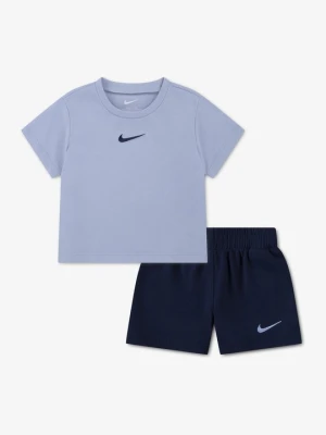 T-shirt z nadrukiem Nike granatowy
