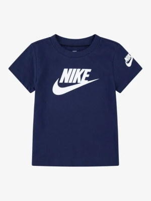 T-shirt z nadrukiem Nike granatowy