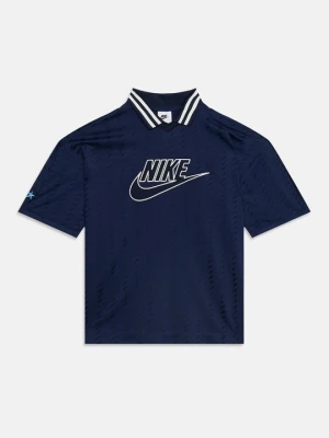 T-shirt z nadrukiem Nike granatowy