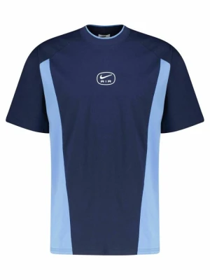 T-shirt z nadrukiem Nike granatowy