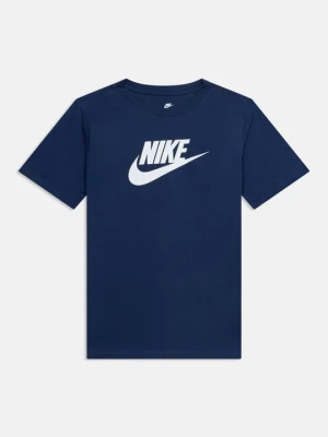 T-shirt z nadrukiem Nike granatowy