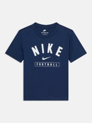T-shirt z nadrukiem Nike granatowy