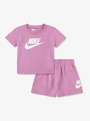 T-shirt z nadrukiem Nike jasnoróżowy