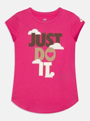 T-shirt z nadrukiem Nike jasnoróżowy