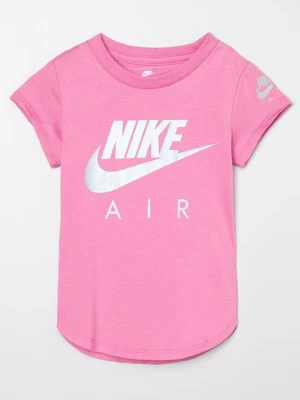 T-shirt z nadrukiem Nike jasnoróżowy