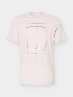 T-shirt z nadrukiem Nike jasnoróżowy