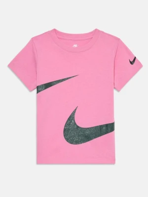 T-shirt z nadrukiem Nike jasnoróżowy