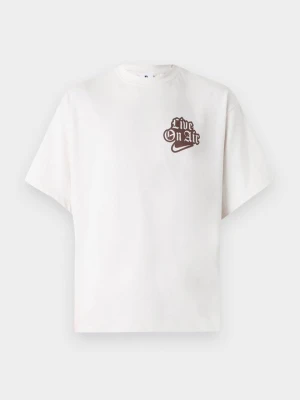 T-shirt z nadrukiem Nike jasnoszary