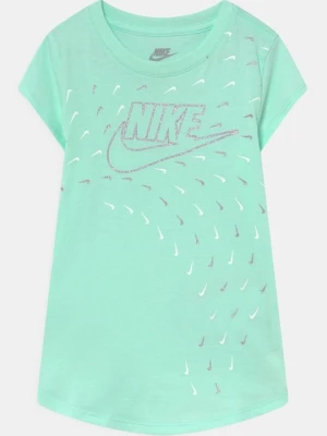 T-shirt z nadrukiem Nike miętowy