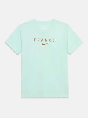 T-shirt z nadrukiem Nike miętowy
