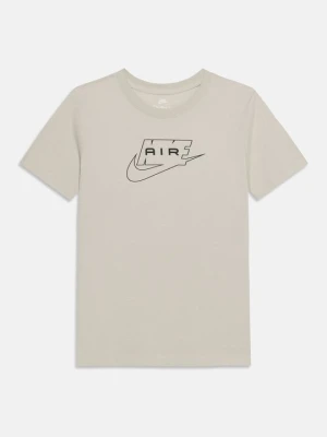 T-shirt z nadrukiem Nike mleczny