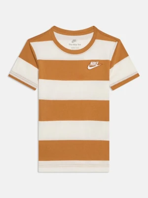 T-shirt z nadrukiem Nike musztardowy