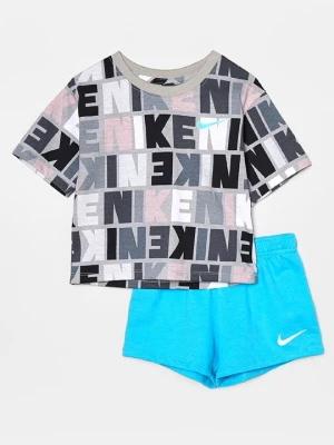 T-shirt z nadrukiem Nike niebieski
