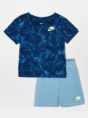 T-shirt z nadrukiem Nike niebieski