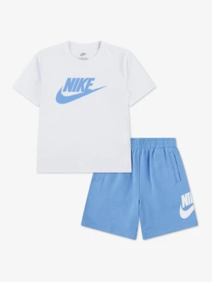 T-shirt z nadrukiem Nike niebieski